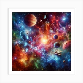 Space Nebula 1 Art Print