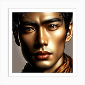 Creative Male Portrait 105 Art Print