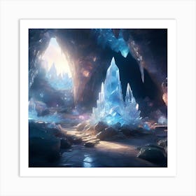 Ice Cave Art Print