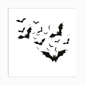 Bats Flying Art Print