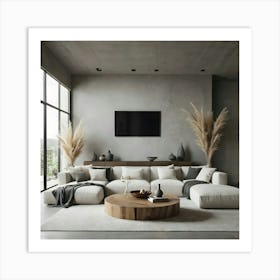 Modern Living Room 136 Art Print