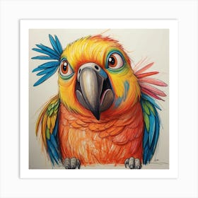 Parrot 50 Art Print