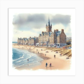 Scotland Coast Art Print