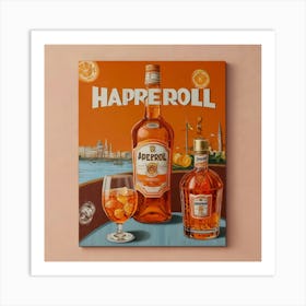 Happy orange Art Print