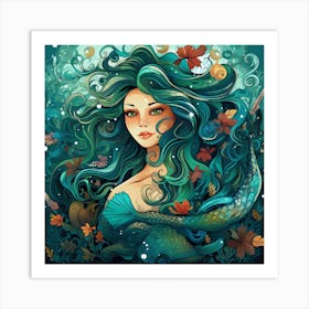 Mermaid 6 Art Print