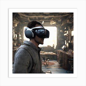 Vr Headset 26 Art Print