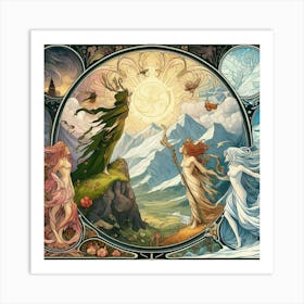 Faeries Art Print