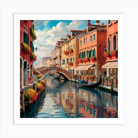 Venice Canal 4 Art Print