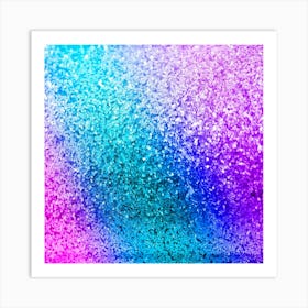 Rainbow Colors Colorful Pattern Art Print