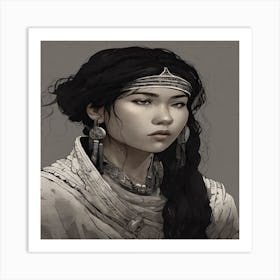 Asian Woman Art Print