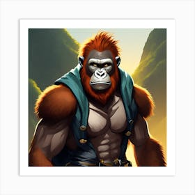 Firefly Alpha Gorrilla Warrior Min Size 1024px X 1024px 32440 Art Print