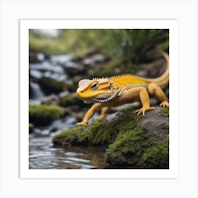 Stream Dragon Art Print