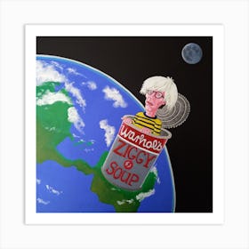 Sitting In A Tin Can. 1 Art Print