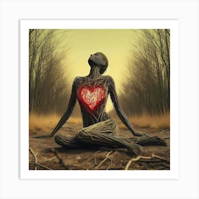 Heart Of The Forest 3 Art Print