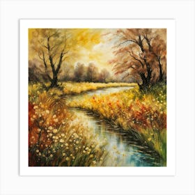 Autumn In The Countryside Art Print