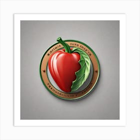 Red Pepper Logo 2 Art Print