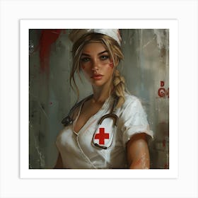 Classic Nurse Art Print