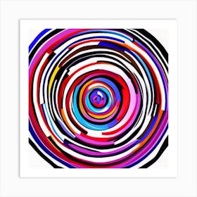 Abstract Circle Art Print