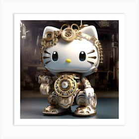 Hello Kitty Steampunk 3 Art Print