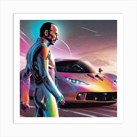 Futuristic Man 156 Art Print