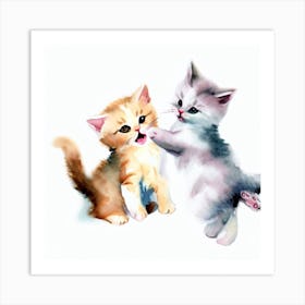 Ethereal Kittenscape Art Print