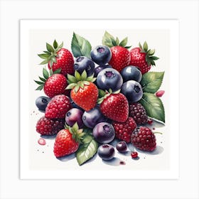 Berries 2 Art Print