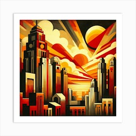 Cityscape Art Print