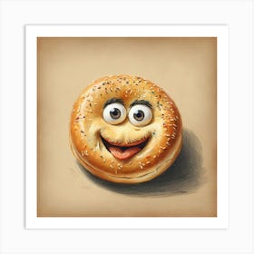 Bagel 5 Art Print