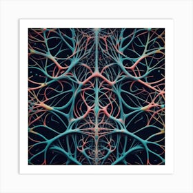 Neuron Art Art Print