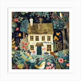 House In The Woods Art Print