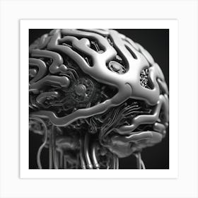 Brain Of A Robot 21 Art Print