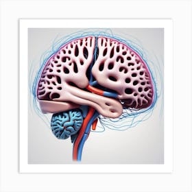 Human Brain 50 Art Print