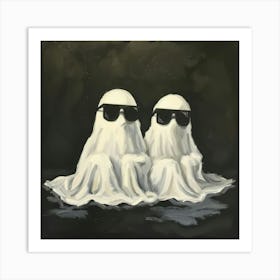 Ghosts In Sunglasses 6 Art Print