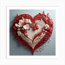 Valentine'S Day Heart of love Art Print