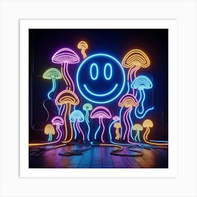 Happy Smiley Face Art Print