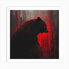 Bear In The Forest Art Print