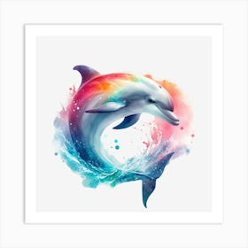 Dolphin Painting Art Print