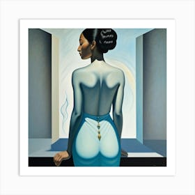 Back View Of A Woman 1 Art Print