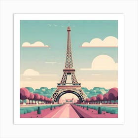 Paris Eiffel Tower 19 Art Print