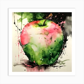 Apple Painting Art Print