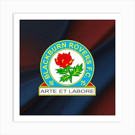 Blackburn Rovers F.C Logo Wall Art 12 Art Print