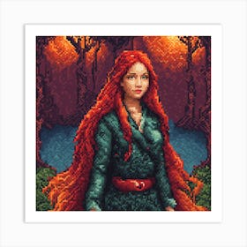 Pixel Art 15 Art Print