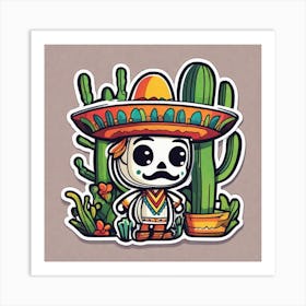 Mexican Skeleton 4 Art Print