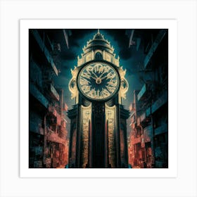 Clock Tower 7 Art Print