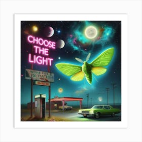 Choose The Light 1 Art Print