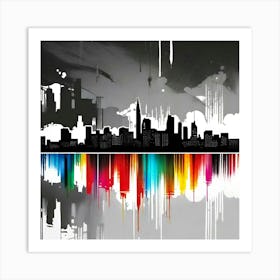 New York City Skyline 80 Art Print