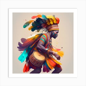 Afro-American Dancer Art Print