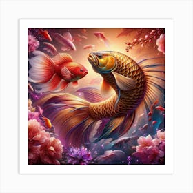 Koi Fish 7 Art Print