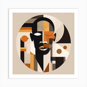 Abstract Man Art Print