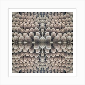 Brown texture Art Print